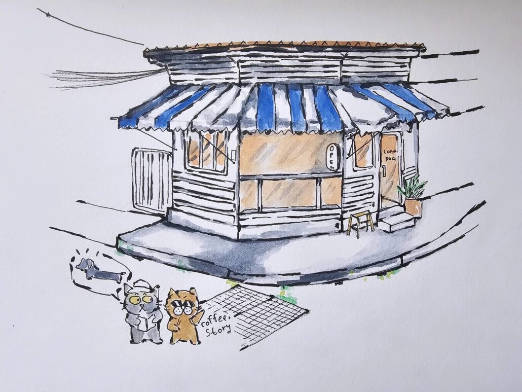 คาเฟ่ longdog